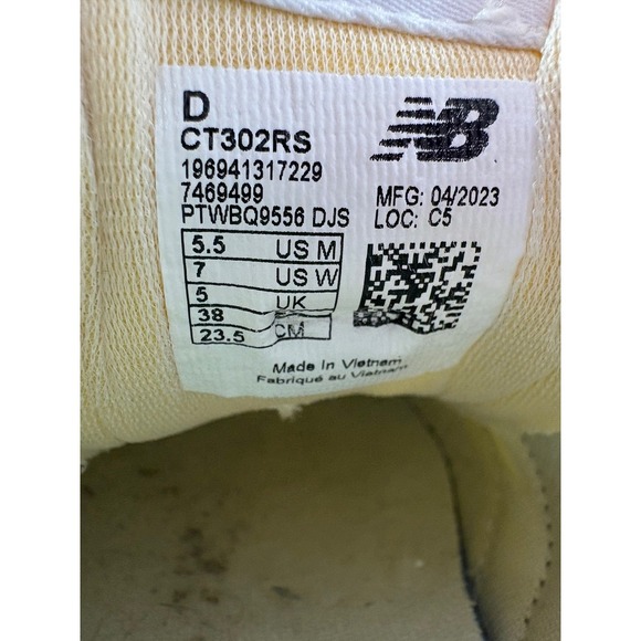 New Balance CT302RS Platform Sneakers White Gray Red Women's Size 7 - Picture 7 of 10